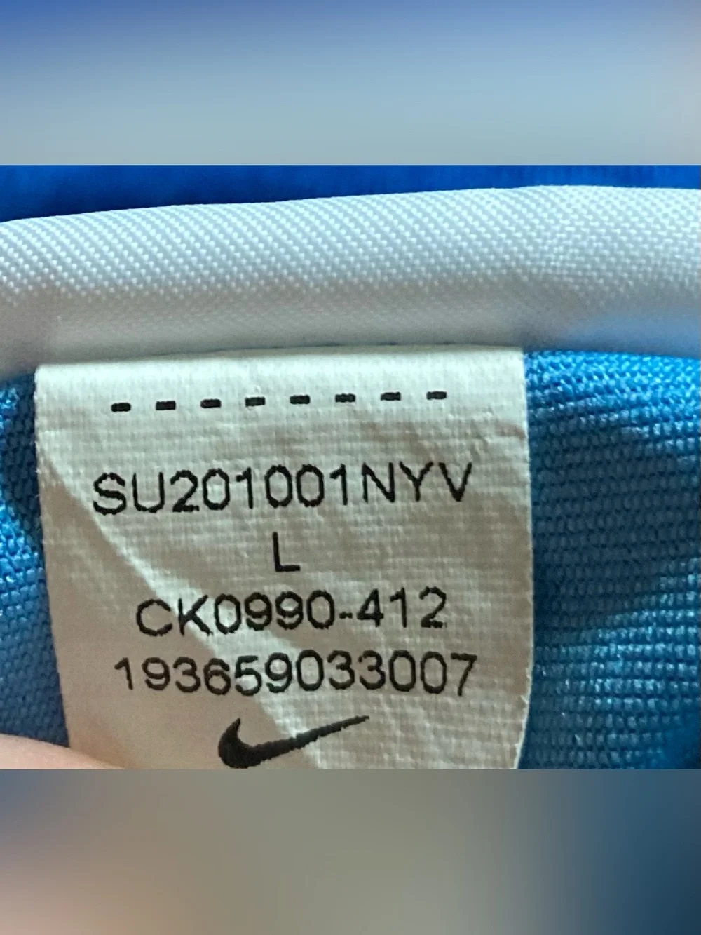 Nike Dri Fit Golf Polo Shirt Youth Boys Large Blue Tie Dye Casual Short Sleeve